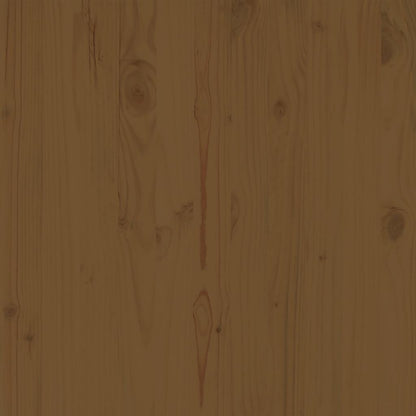 Garten-Mittelsofas 2 Stk. Honigbraun Massivholz Kiefer