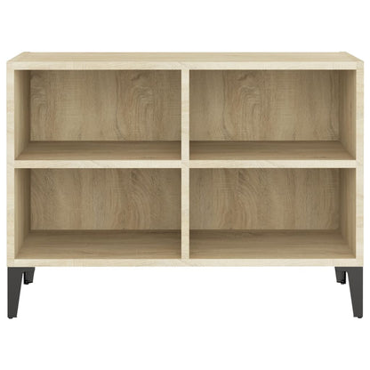 TV-Schrank mit Metallbeinen Sonoma-Eiche 69,5x30x50cm