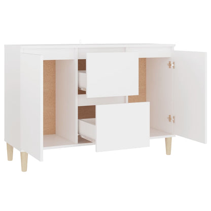 Sideboard Weiß 101x35x70 cm Holzwerkstoff