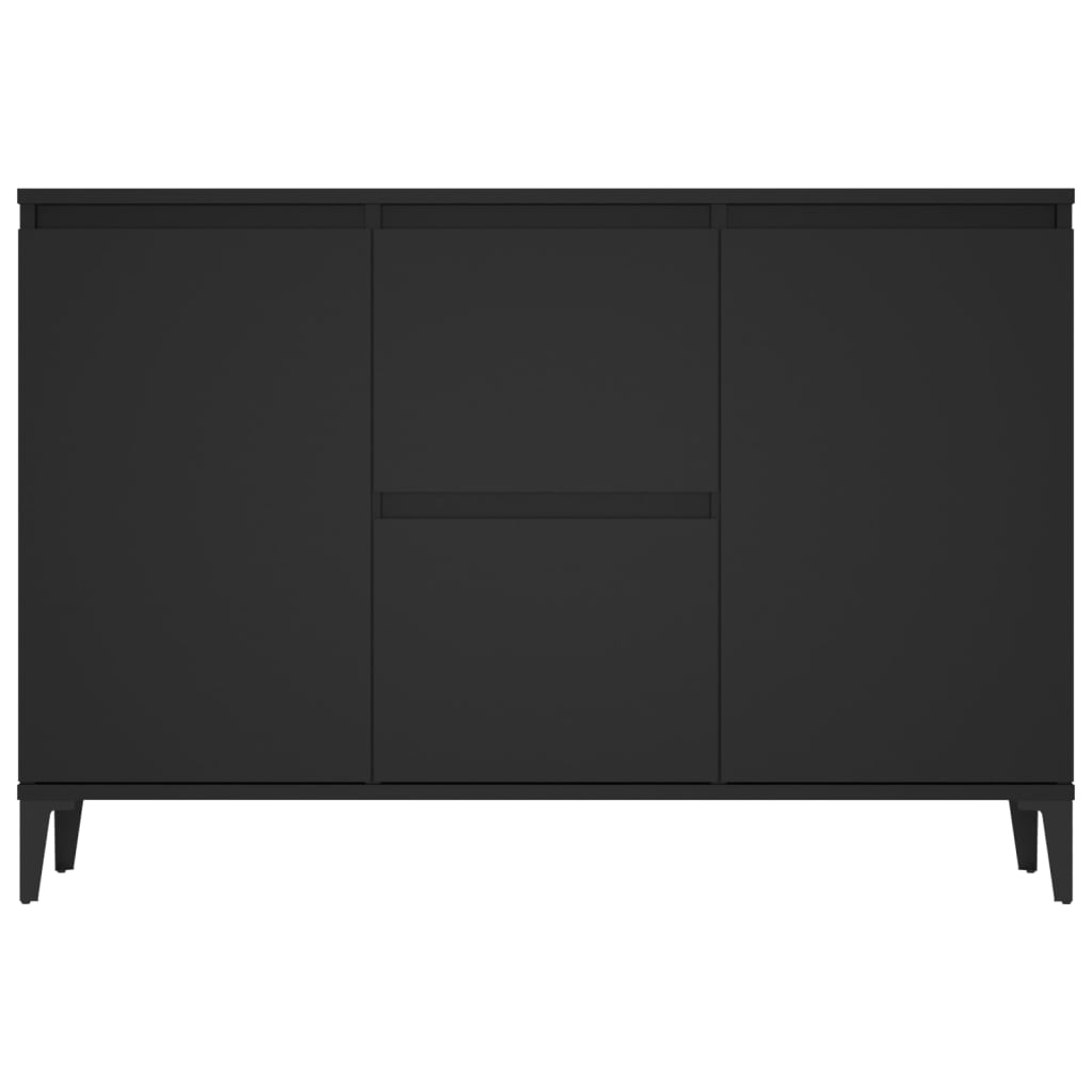 Sideboard Schwarz 102x35x70 cm Holzwerkstoff