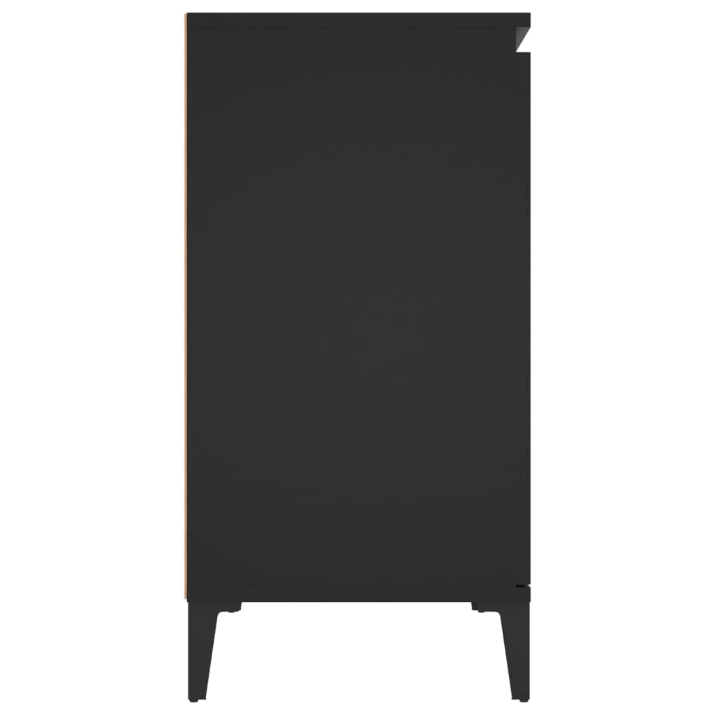 Sideboard Schwarz 102x35x70 cm Holzwerkstoff