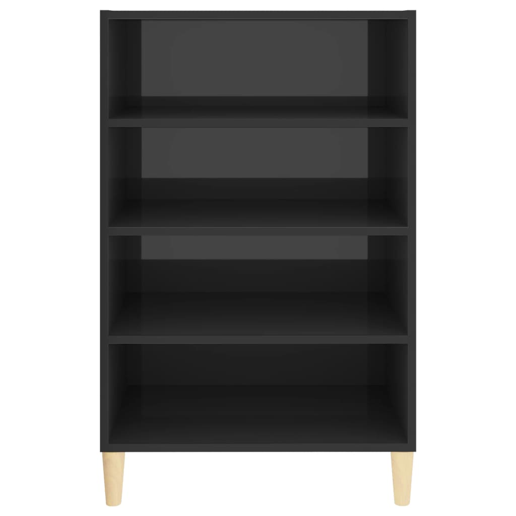 Sideboard Hochglanz-Grau 57x35x90 cm Holzwerkstoff