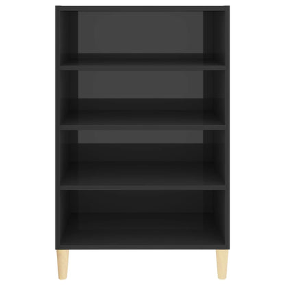 Sideboard Hochglanz-Grau 57x35x90 cm Holzwerkstoff