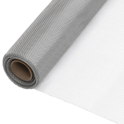 Fliegengitter Edelstahl 60x1000 cm Silbern