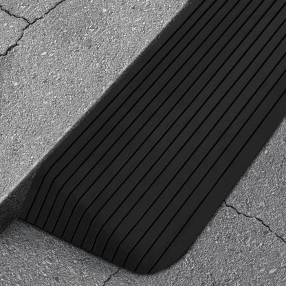 Schwellenrampe 110x41x5 cm Gummi