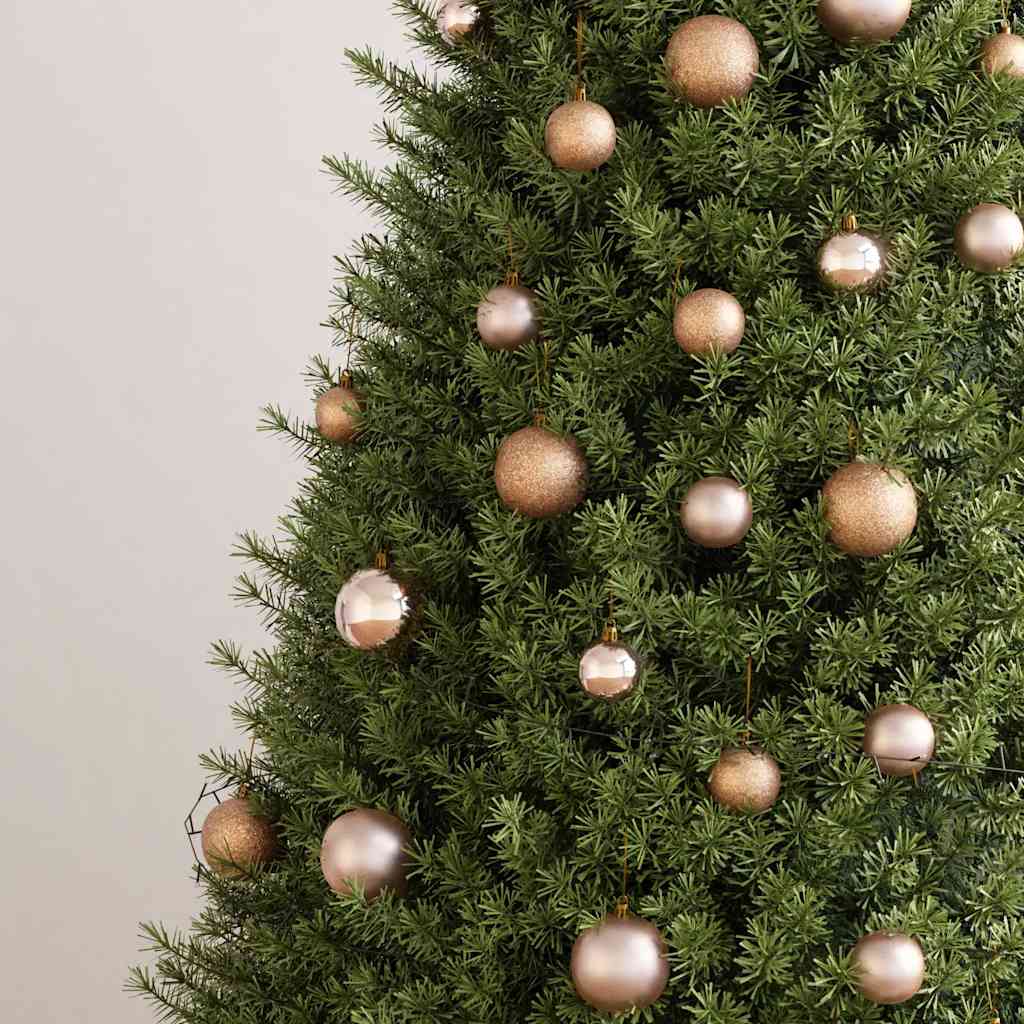61-tlg. Weihnachtskugeln mit Weihnachtsbaumspitze 150 LEDs
