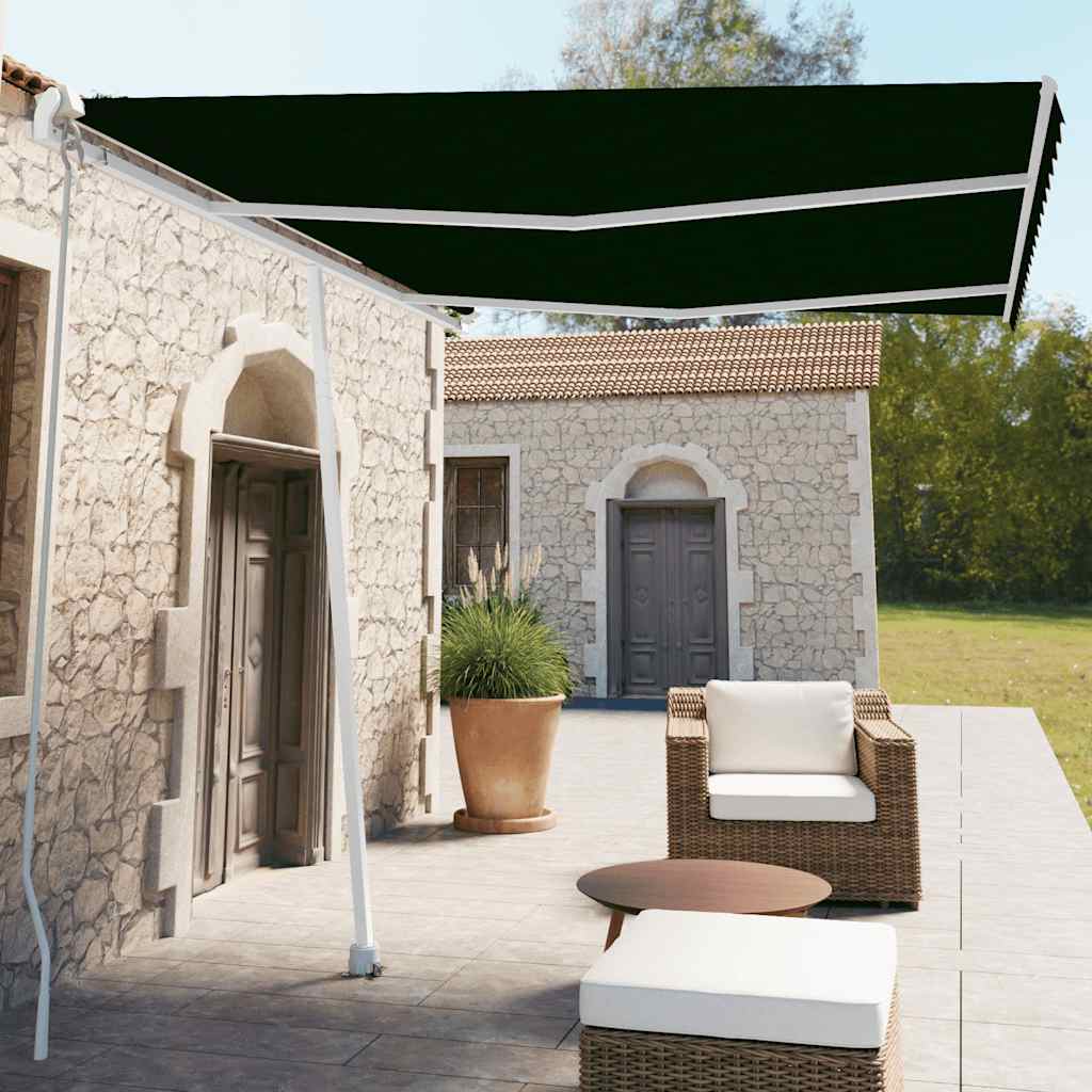 Standmarkise Manuell Einziehbar 350x250 cm Anthrazit