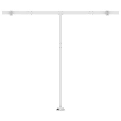 Standmarkise Einziehbar Handbetrieben 400x300 cm Gelb/Weiß