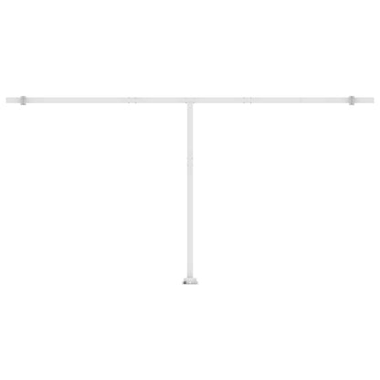 Standmarkise Manuell Einziehbar 600x300 cm Creme