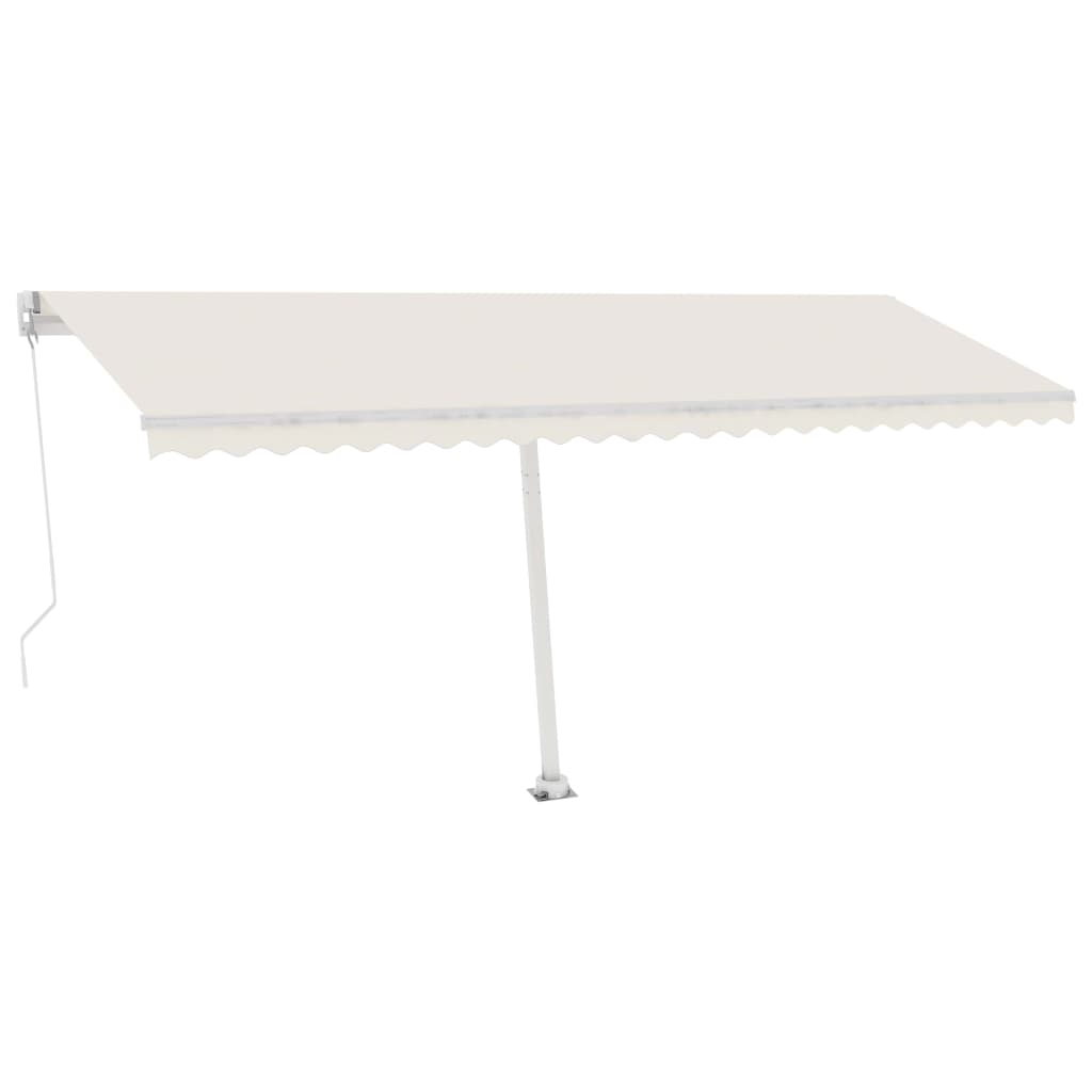 Standmarkise Manuell Einziehbar 500x350 cm Creme