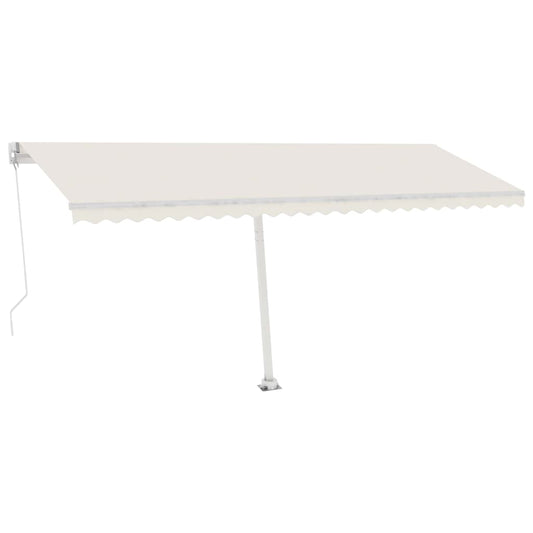 Standmarkise Manuell Einziehbar 500x350 cm Creme