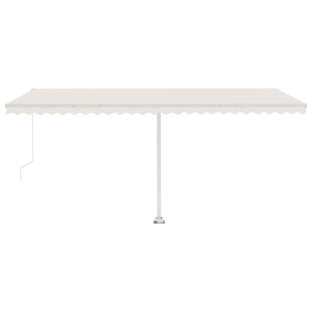 Standmarkise Manuell Einziehbar 500x350 cm Creme