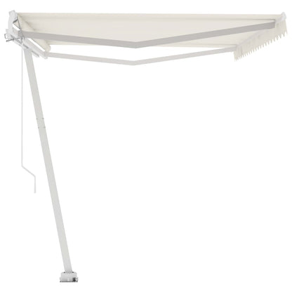 Standmarkise Manuell Einziehbar 500x350 cm Creme