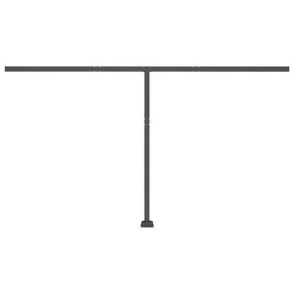 Standmarkise Einziehbar Handbetrieben 400x300 cm Gelb/Weiß