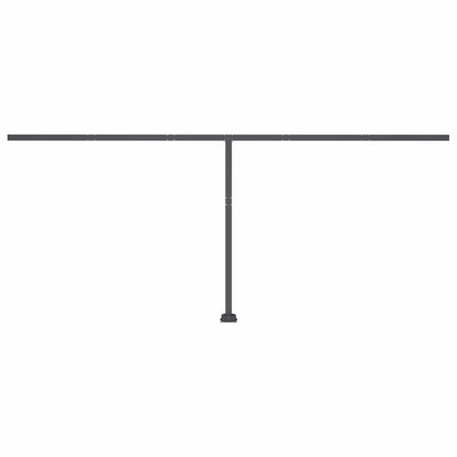 Standmarkise Manuell Einziehbar 600x300 cm Creme