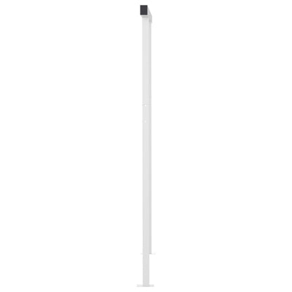Markise Manuell Einziehbar mit Pfosten 3,5x2,5 m Orange & Braun