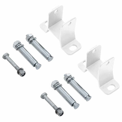 Markise Manuell Einziehbar mit Pfosten 4x3 m Creme