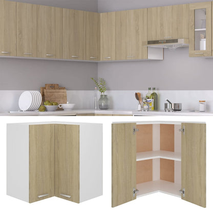 Eckhängeschrank Lyon Sonoma-Eiche 57x57x60 cm Holzwerkstoff
