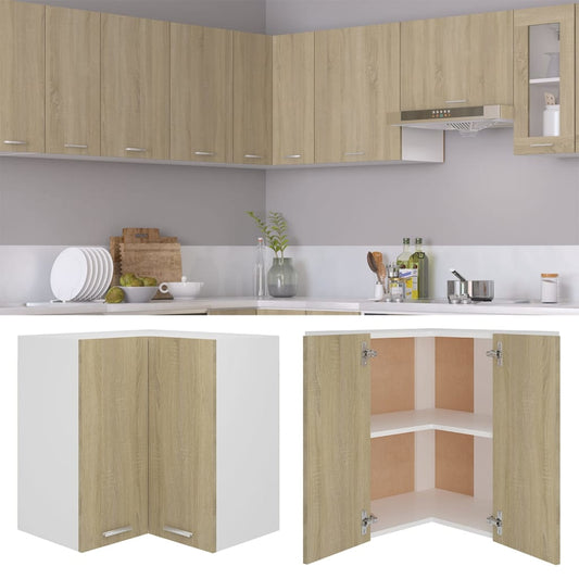 Eckhängeschrank Lyon Sonoma-Eiche 57x57x60 cm Holzwerkstoff