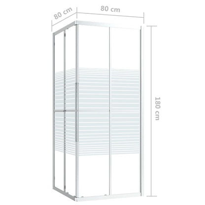 Duschkabine ESG 80x80x180 cm