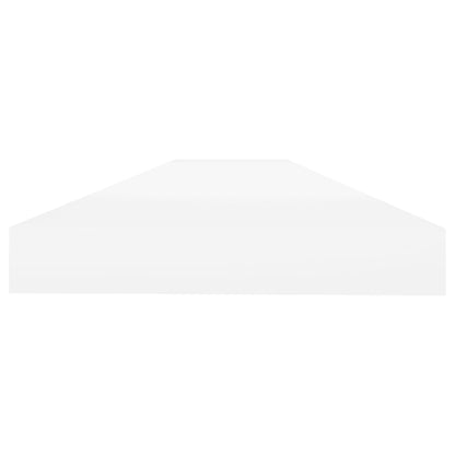 Schweberegal Eichenoptik und Weiß 90x23,5x3,8 cm MDF