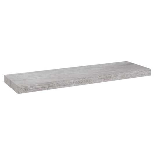 Schweberegal Betongrau 80x23,5x3,8 cm MDF