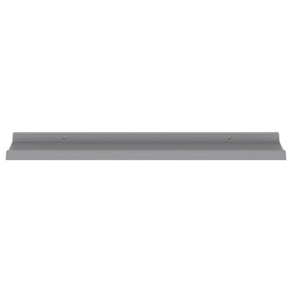 Wandregale 4 Stk. Grau 80x9x3 cm