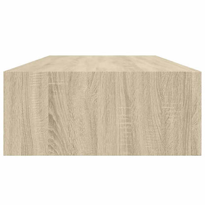 Wandregale mit Schubladen 2 Stk. Eichen-Optik 60x23,5x10 cm MDF
