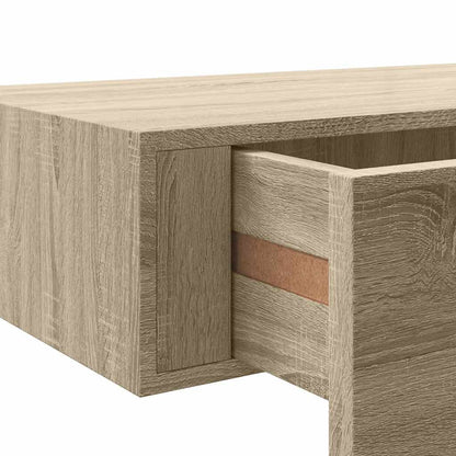 Wandregale mit Schubladen 2 Stk. Eichen-Optik 60x23,5x10 cm MDF