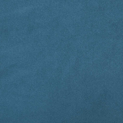 Schaukelstuhl mit Hocker Samt Blau