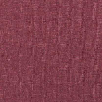 Schaukelstuhl Weinrot Stoff