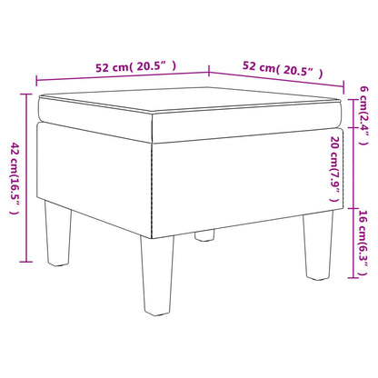 Hocker mit Holzbeinen Weinrot Stoff
