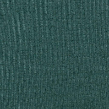 Hocker mit Holzbeinen Dunkelgrün Stoff