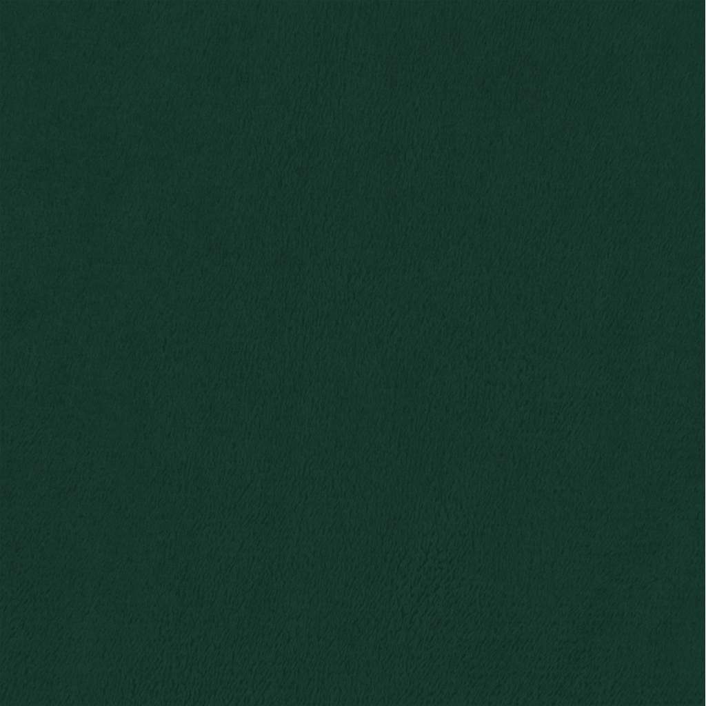 Hocker mit Holzbeinen Dunkelgrün Samt