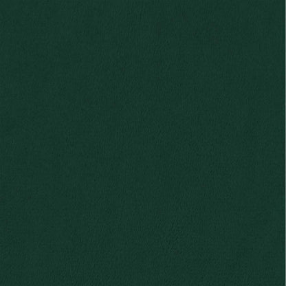 Hocker mit Holzbeinen Dunkelgrün Samt