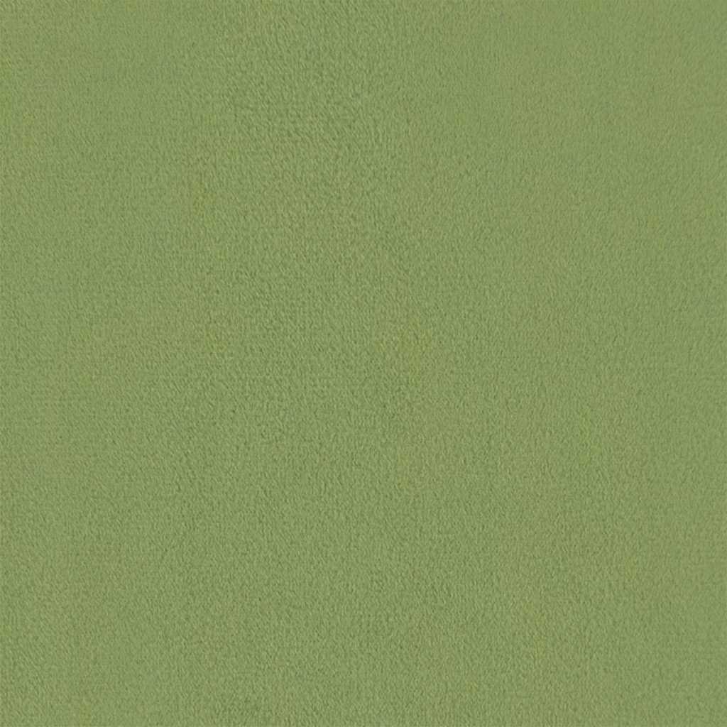 Hocker mit Holzbeinen Hellgrün Samt