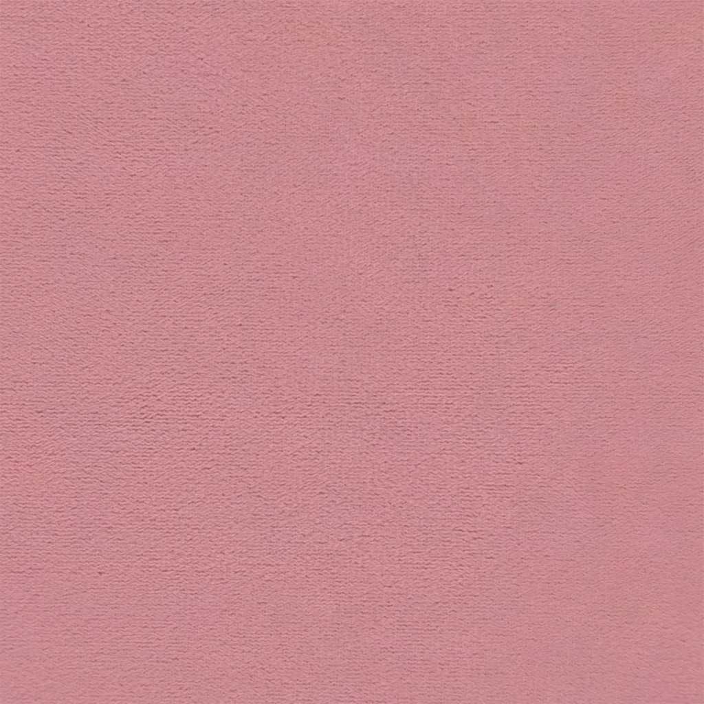 Hocker mit Holzbeinen Rosa Samt