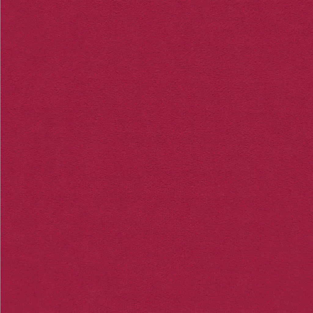 Hocker mit Holzbeinen Weinrot Samt