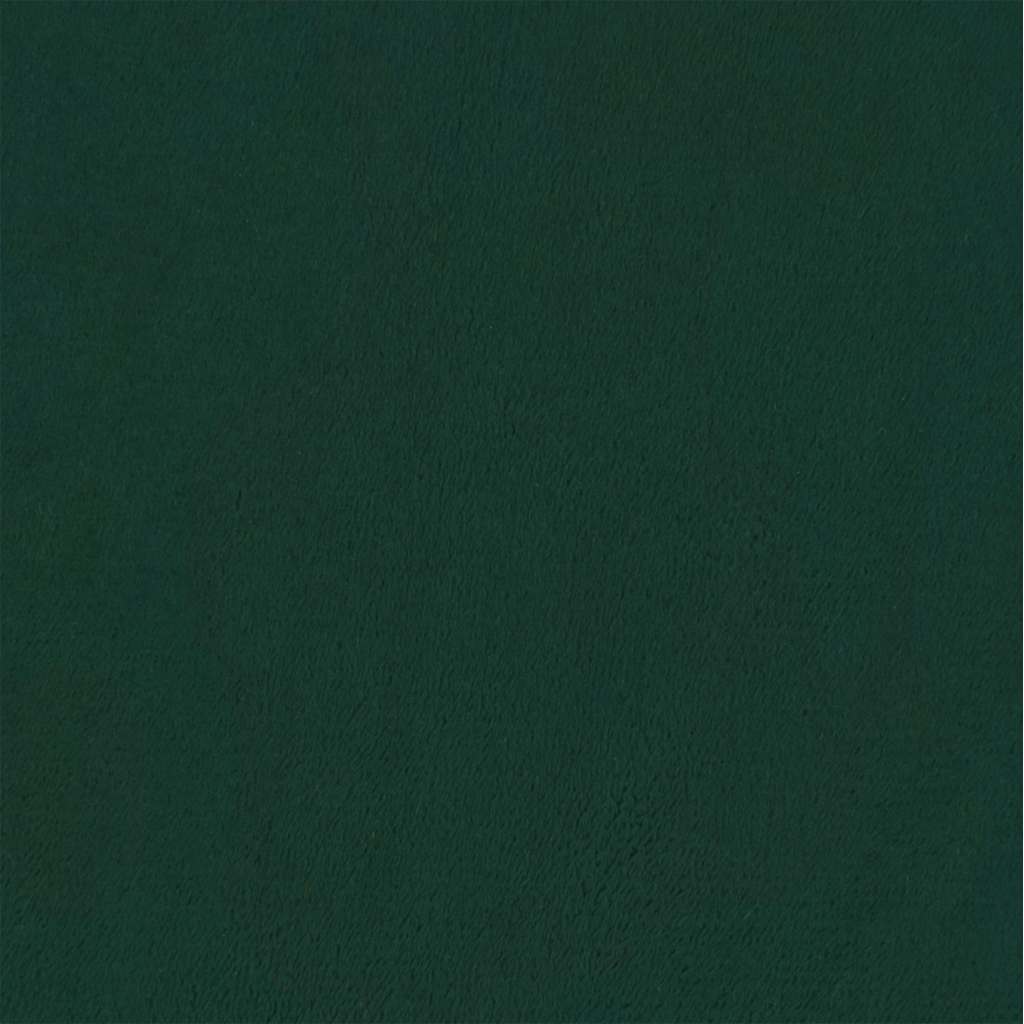 Hocker mit Holzbeinen Dunkelgrün Samt