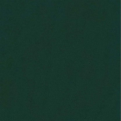 Hocker mit Holzbeinen Dunkelgrün Samt