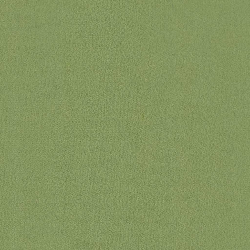 Hocker mit Holzbeinen Hellgrün Samt