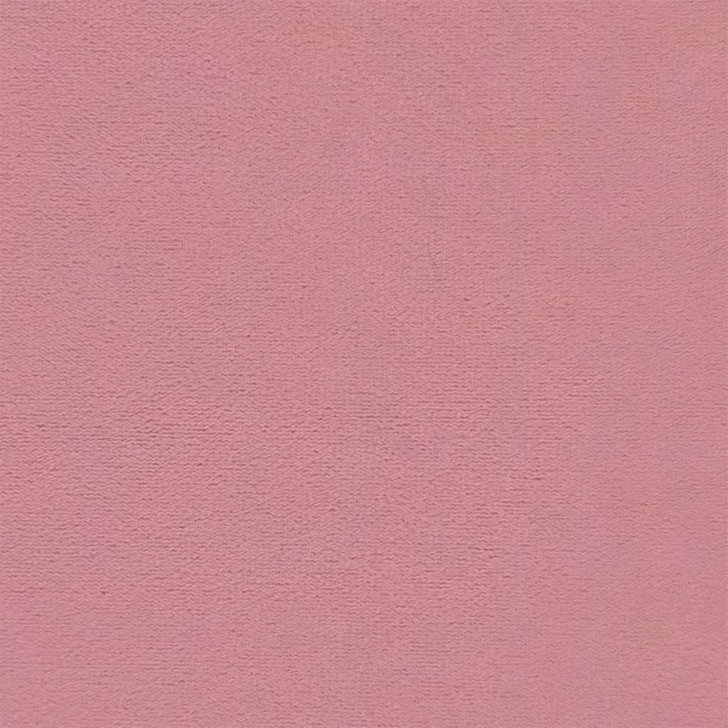 Hocker mit Holzbeinen Rosa Samt