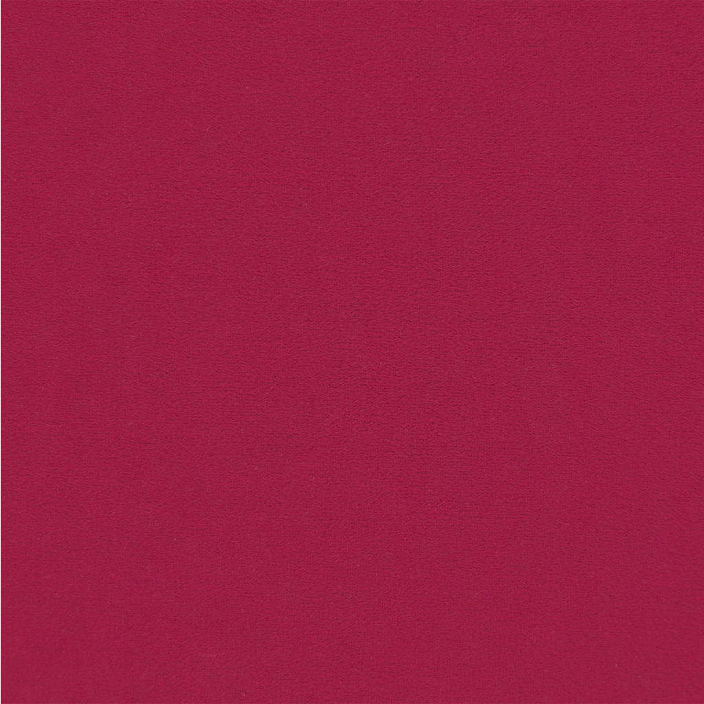 Hocker mit Holzbeinen Weinrot Samt