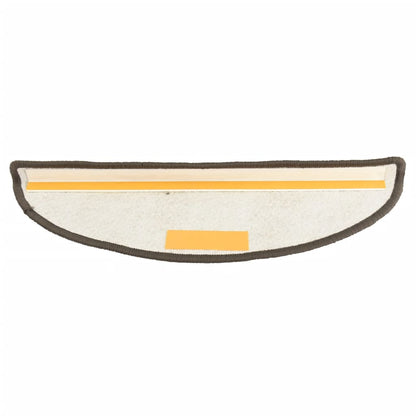 Treppenmatten 15 Stk. Anthrazit 65x21x4 cm