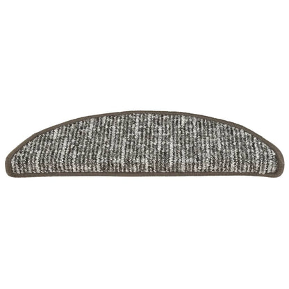 Treppenmatten 15 Stk. Anthrazit 65x21x4 cm