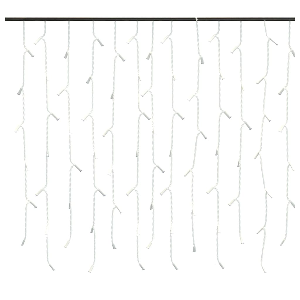 Lichtervorhang LED Eiszapfen 10 m 400 LED Blau 8 Funktionen