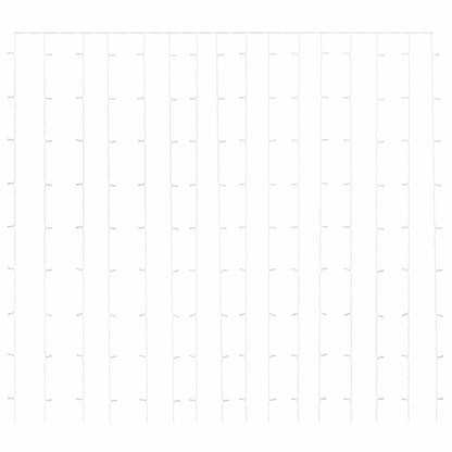 LED-Lichtervorhang 3x3 m 300 LED Bunt 8 Funktionen