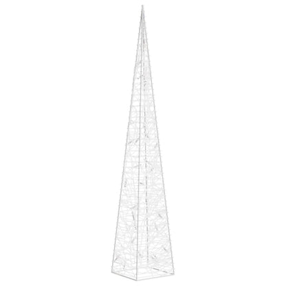 LED-Leuchtkegel Acryl Deko Kaltweiß 60 cm