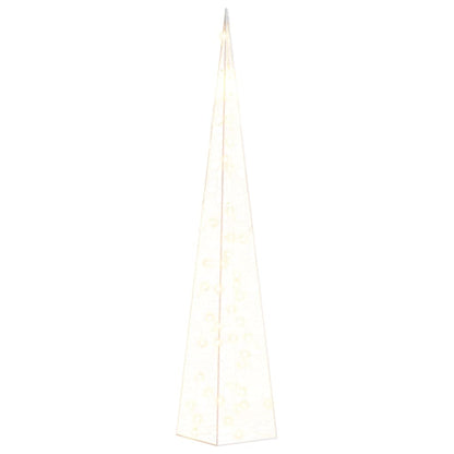 LED-Leuchtkegel Acryl Deko Warmweiß 90 cm