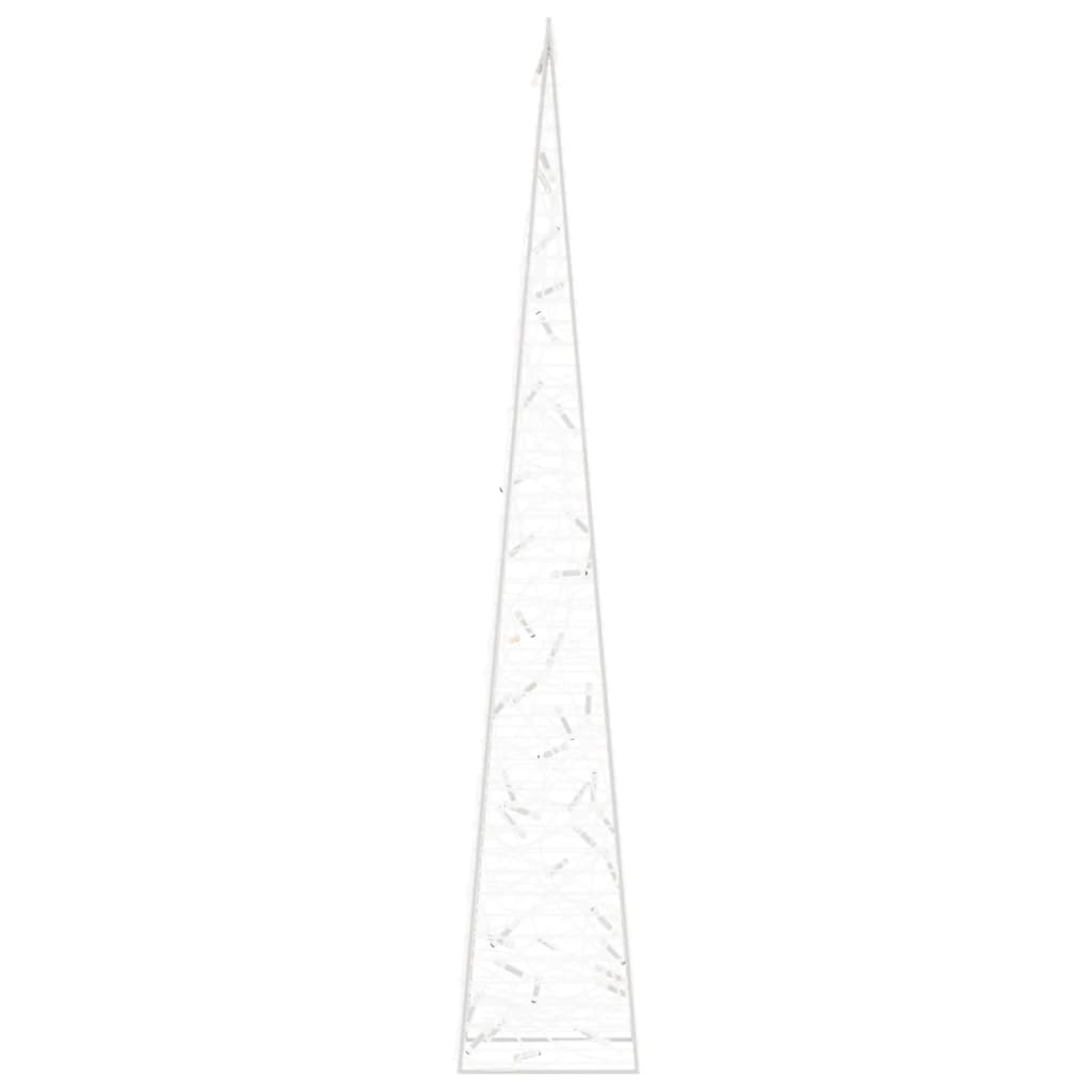LED-Leuchtkegel Acryl Deko Warmweiß 90 cm